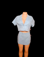 Load image into Gallery viewer, Haute Monde linen look skort set New Large Kargo Fresh