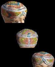 Load image into Gallery viewer, Heavily beaded vintage sindhi hat Kargo Fresh