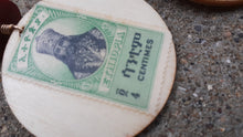 Load image into Gallery viewer, His Majesty Emperor Hailie Selassie I Authentic Stamp handmade wood Earrings Kargo Fresh