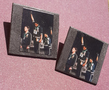 Load image into Gallery viewer, John Carlos 1968 Olympics Tribute Large Stud Earrings Kargo Fresh