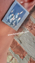 Load image into Gallery viewer, John Carlos 1968 Olympics Tribute Large Stud Earrings Kargo Fresh