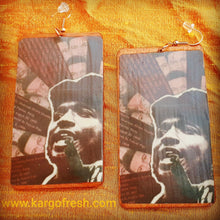 Load image into Gallery viewer, King Fred Hampton Black Panther Party Tribute Earrings Kargo Fresh