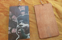 Load image into Gallery viewer, King Fred Hampton Black Panther Party Tribute Earrings Kargo Fresh
