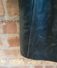 Load image into Gallery viewer, Ladies Distressed Vintage Black Panther Party Leather Jacket Medium Kargo Fresh