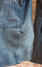 Load image into Gallery viewer, Ladies Distressed Vintage Black Panther Party Leather Jacket Medium Kargo Fresh