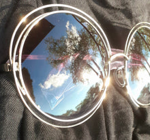 Load image into Gallery viewer, Ladies Oversized Bug Eye Metal Shades Kargo Fresh