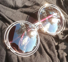 Load image into Gallery viewer, Ladies Oversized Bug Eye Metal Shades Kargo Fresh