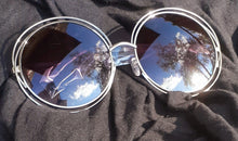 Load image into Gallery viewer, Ladies Oversized Bug Eye Metal Shades Kargo Fresh