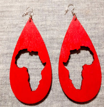 Load image into Gallery viewer, Large Africa Wooden Earrings Kargo Fresh