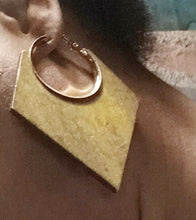 Load image into Gallery viewer, Large Wooden Hoop Earrings Kargo Fresh