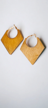 Load image into Gallery viewer, Large Wooden Hoop Earrings Kargo Fresh