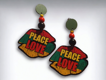 Load image into Gallery viewer, Large afrocentric profile clip on earrings Kargo Fresh