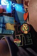 Load image into Gallery viewer, Large afrocentric profile clip on earrings Kargo Fresh