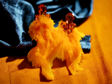 Load image into Gallery viewer, Large feather and rhinestone earrings Kargo Fresh