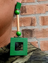 Load image into Gallery viewer, Large handpainted boho earrings Kargo Fresh