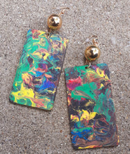 Load image into Gallery viewer, Large handpainted wooden Earrings Kargo Fresh