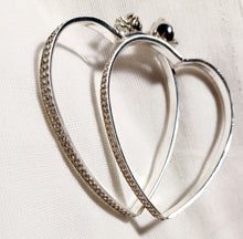 Load image into Gallery viewer, Large rhinestone clip on hoop earrings Kargo Fresh