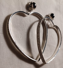 Load image into Gallery viewer, Large rhinestone clip on hoop earrings Kargo Fresh