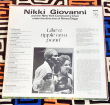 Load image into Gallery viewer, Like A Pond - Nikki Giovanni and the NY Community Choir 33 RPM Lp Kargo Fresh