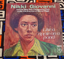 Load image into Gallery viewer, Like A Pond - Nikki Giovanni and the NY Community Choir 33 RPM Lp Kargo Fresh