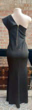 Load image into Gallery viewer, Long black Structural off the shoulder Dress Kargo Fresh