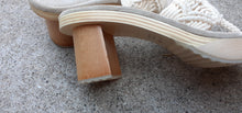 Load image into Gallery viewer, Macrame and Wood Boho Sandals 8 Kargo Fresh