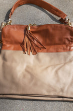 Load image into Gallery viewer, Made In Italy Leather Fold Over Tote Kargo Fresh