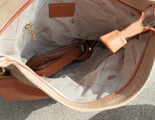Load image into Gallery viewer, Made In Italy Leather Fold Over Tote Kargo Fresh
