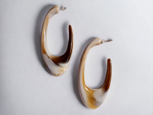 Load image into Gallery viewer, Marbled Acrylic Hoop Earrings Kargo Fresh