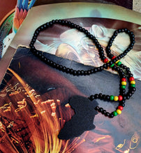 Load image into Gallery viewer, Mens Afrocentric Wooden Necklace Kargo Fresh