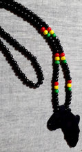 Load image into Gallery viewer, Mens Afrocentric Wooden Necklace Kargo Fresh