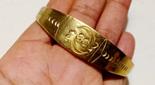 Load image into Gallery viewer, Mens Antique African Adinkra Symbol Brass Bracelet Kargo Fresh
