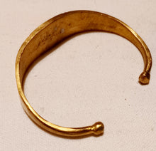 Load image into Gallery viewer, Mens Antique African Adinkra Symbol Brass Bracelet Kargo Fresh