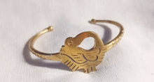 Load image into Gallery viewer, Mens Antique African Adinkra Symbol Brass Bracelet Kargo Fresh