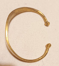 Load image into Gallery viewer, Mens Antique African Adinkra Symbol Brass Bracelet Kargo Fresh