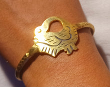 Load image into Gallery viewer, Mens Antique African Adinkra Symbol Brass Bracelet Kargo Fresh