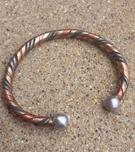 Load image into Gallery viewer, Mens Antique African Copper and Brass Bracelet Kargo Fresh