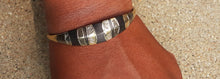 Load image into Gallery viewer, Mens Antique African Tuareg Tribal Brass Bracelet Kargo Fresh