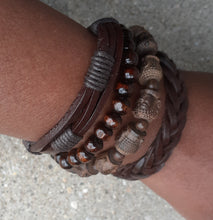Load image into Gallery viewer, Mens Buddah Layering Bracelet Set of 4 Kargo Fresh