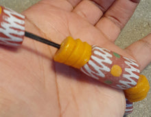 Load image into Gallery viewer, Mens Extra Large Chunky Vintage Ghana Trade Clay Bracelet Kargo Fresh