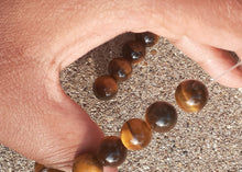 Load image into Gallery viewer, Mens Genuine Tigers Eye Bead Layering Bracelet Kargo Fresh