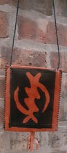 Load image into Gallery viewer, Mens Handmade Leather Gye Nyame Neck Pouch Kargo Fresh