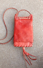 Load image into Gallery viewer, Mens Handmade Vintage African Leather Neck Pouch Kargo Fresh