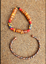 Load image into Gallery viewer, Mens Vintage African Bracelet Set Ghana Kargo Fresh