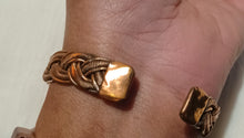Load image into Gallery viewer, Mens Vintage African Copper Bracelet Kargo Fresh