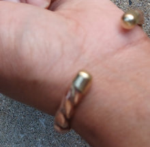Load image into Gallery viewer, Mens Vintage African Copper Bracelet Kargo Fresh