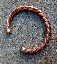 Load image into Gallery viewer, Mens Vintage African Copper Bracelet Kargo Fresh