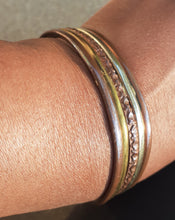Load image into Gallery viewer, Mens Vintage African Copper and Brass Bracelet Kargo Fresh