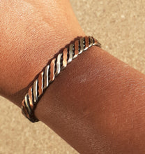 Load image into Gallery viewer, Mens Vintage Copper and Pewter Bracelet Kargo Fresh