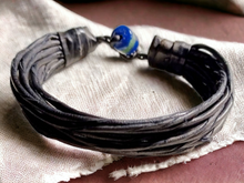 Load image into Gallery viewer, Mens vintage african leather twine bracelet Kargo Fresh